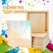 6 Pcs 8'' x 8'' Unfinished Wood Cradled Painting Panel Boards for Arts & Craft - Wooden Canvas Panels